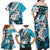 Polynesian Valentine Family Matching Off Shoulder Maxi Dress and Hawaiian Shirt Couple Floral Unique Sky Blue Version LT01 - Polynesian Pride