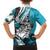 Polynesian Valentine Family Matching Off Shoulder Short Dress and Hawaiian Shirt Couple Floral Unique Sky Blue Version LT01 - Polynesian Pride