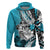 Polynesian Valentine Hoodie Couple Floral Unique Sky Blue Version LT01 Pullover Hoodie Sky - Polynesian Pride