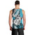 Polynesian Valentine Men Tank Top Couple Floral Unique Sky Blue Version LT01 - Polynesian Pride