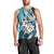 Polynesian Valentine Men Tank Top Couple Floral Unique Sky Blue Version LT01 - Polynesian Pride