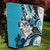 Polynesian Valentine Quilt Couple Floral Unique Sky Blue Version LT01 - Polynesian Pride