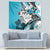 Polynesian Valentine Tapestry Couple Floral Unique Sky Blue Version LT01 - Polynesian Pride