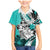 Polynesian Valentine Family Matching Mermaid Dress and Hawaiian Shirt Couple Floral Unique Turquoise Version LT01 Son's Shirt Turquoise - Polynesian Pride