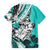 Polynesian Valentine Hawaiian Shirt Couple Floral Unique Turquoise Version LT01 - Polynesian Pride