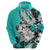 Polynesian Valentine Hoodie Couple Floral Unique Turquoise Version LT01 - Polynesian Pride