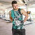 Polynesian Valentine Men Tank Top Couple Floral Unique Turquoise Version LT01 Turquoise - Polynesian Pride