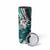 Polynesian Valentine Skinny Tumbler Couple Floral Unique Teal Version