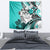 Polynesian Valentine Tapestry Couple Floral Unique Turquoise Version LT01 - Polynesian Pride