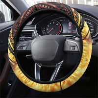 Polynesian Heart In Fire And Water Steering Wheel Cover Romantic Elements LT01 - Polynesian Pride
