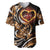 Personalised Polynesian Fiery Heart Baseball Jersey Passionate Love