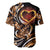 Personalised Polynesian Fiery Heart Baseball Jersey Passionate Love