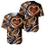 Personalised Polynesian Fiery Heart Baseball Jersey Passionate Love