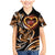 Personalised Polynesian Fiery Heart Family Matching Mermaid Dress and Hawaiian Shirt Passionate Love