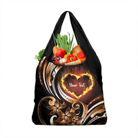 Polynesian Fiery Heart Grocery Bag Passionate Love LT01 1-pack One Size Black - Polynesian Pride