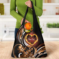 Polynesian Fiery Heart Grocery Bag Passionate Love LT01 - Polynesian Pride