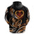 Personalised Polynesian Fiery Heart Hoodie Passionate Love