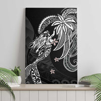 Polynesian Mermaid Plumeria Tribal Tattoo Canvas Wall Art LT01 - Polynesian Pride
