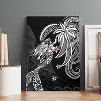 Polynesian Mermaid Plumeria Tribal Tattoo Canvas Wall Art LT01 - Polynesian Pride