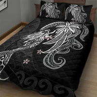 Polynesian Mermaid Plumeria Tribal Tattoo Quilt Bed Set LT01 - Polynesian Pride