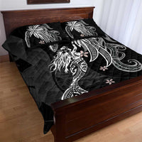 Polynesian Mermaid Plumeria Tribal Tattoo Quilt Bed Set LT01 - Polynesian Pride