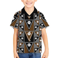 Fiji Brown Masi Pattern Hawaiian Shirt Fijian Tapa LT01 - Polynesian Pride