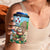 Hawaii Christmas Santa Claus 4 in 1 Can Cooler Tumbler Mele Kalikimaka Tropical Beach