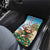 Hawaii Christmas Santa Claus Car Mats Mele Kalikimaka Tropical Beach