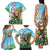 Hawaii Christmas Santa Claus Family Matching Tank Maxi Dress and Hawaiian Shirt Mele Kalikimaka Tropical Beach