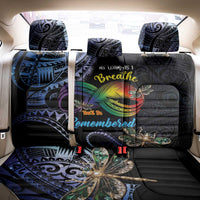 Polynesian Memorial Back Car Seat Cover As Long As I Breathe You'll Be Remembered LT01 - Polynesian Pride