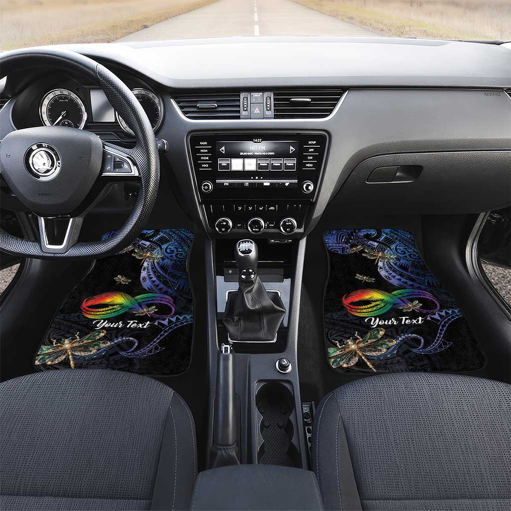 Polynesian Memorial Car Mats As Long As I Breathe You'll Be Remembered LT01 Set 2pcs - Front Colorful - Polynesian Pride