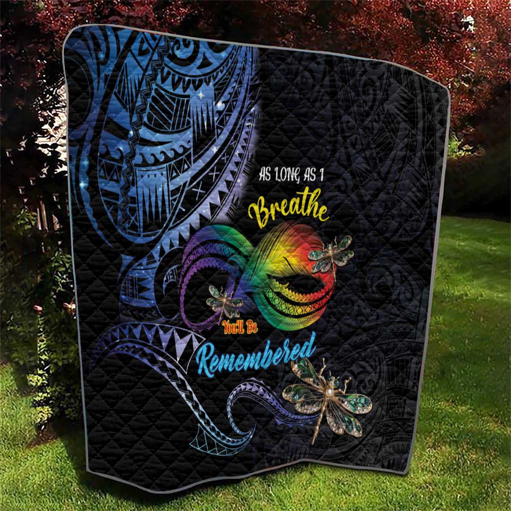 Polynesian Memorial Quilt As Long As I Breathe You'll Be Remembered LT01 - Polynesian Pride
