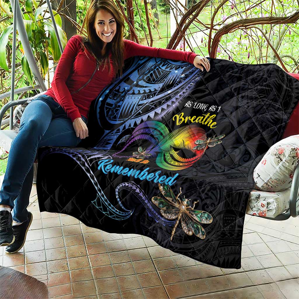 Polynesian Memorial Quilt As Long As I Breathe You'll Be Remembered LT01 - Polynesian Pride