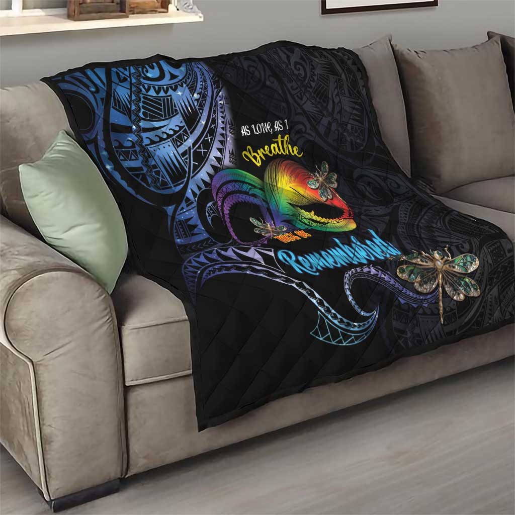 Polynesian Memorial Quilt As Long As I Breathe You'll Be Remembered LT01 - Polynesian Pride
