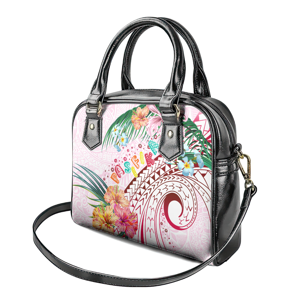Pasifika Festival Shoulder Handbag Tribal Pattern Tropical Style LT01 - Polynesian Pride