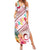 Pasifika Festival Summer Maxi Dress Tribal Pattern Tropical Style LT01 Women Pink - Polynesian Pride