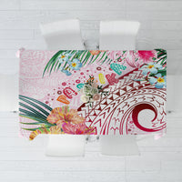 Pasifika Festival Tablecloth Tribal Pattern Tropical Style LT01 Pink - Polynesian Pride