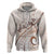 Pasifika Festival Hoodie Vintage Tribal Pattern LT01 Zip Hoodie Brown - Polynesian Pride