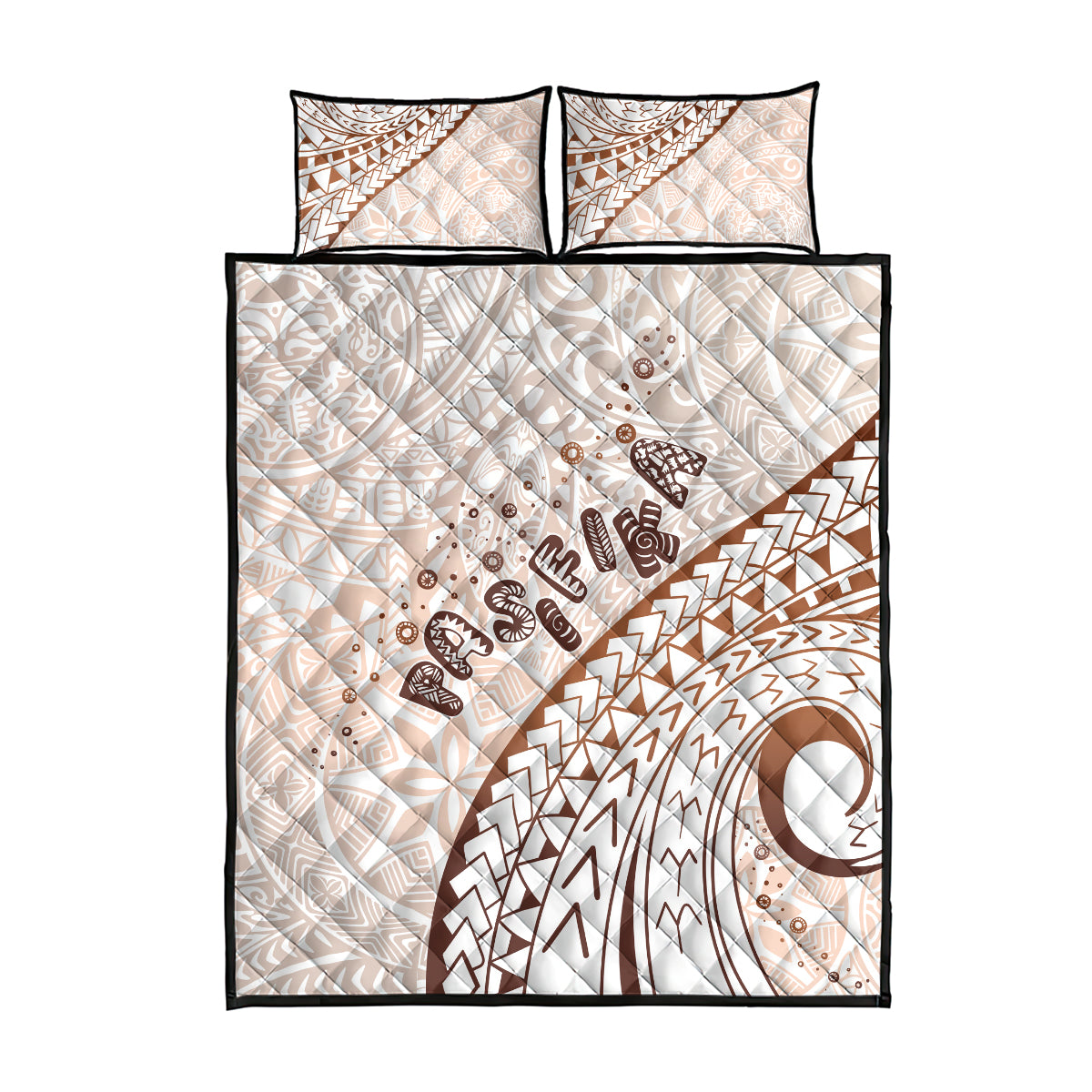 Pasifika Festival Quilt Bed Set Vintage Tribal Pattern LT01 - Polynesian Pride