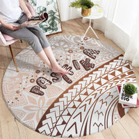Pasifika Festival Round Carpet Vintage Tribal Pattern LT01 - Polynesian Pride