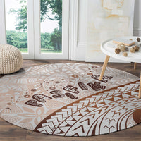 Pasifika Festival Round Carpet Vintage Tribal Pattern LT01 - Polynesian Pride