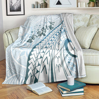 Pasifika Festival Blanket Tribal Pattern Blue Version LT01 Blue - Polynesian Pride