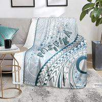Pasifika Festival Blanket Tribal Pattern Blue Version LT01 - Polynesian Pride
