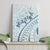 Pasifika Festival Canvas Wall Art Tribal Pattern Blue Version