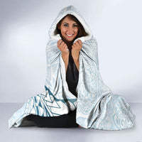 Pasifika Festival Hooded Blanket Tribal Pattern Blue Version LT01 - Polynesian Pride