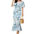 Pasifika Festival Mermaid Dress Tribal Pattern Blue Version LT01 Women Blue - Polynesian Pride