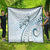 Pasifika Festival Quilt Tribal Pattern Blue Version