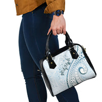 Pasifika Festival Shoulder Handbag Tribal Pattern Blue Version LT01 - Polynesian Pride