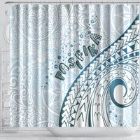 Pasifika Festival Shower Curtain Tribal Pattern Blue Version LT01 - Polynesian Pride