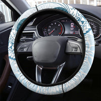 Pasifika Festival Steering Wheel Cover Tribal Pattern Blue Version LT01 - Polynesian Pride